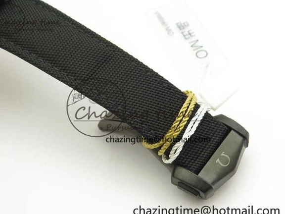 0112 Speedmaster “Dark Side of The Moon” Real Ceramic OMF 1:1 Best Edition Black Black on Nylon Strap A WeatherProof 7976